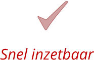 Snel inzetbaar